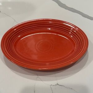 Fiesta Vibrant persimmon color Dinner Platter